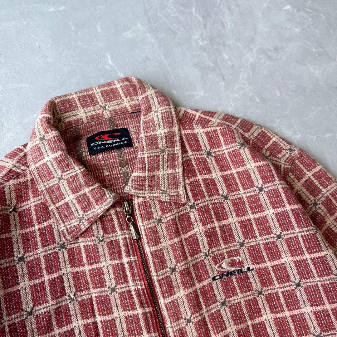 90s O'neill 短丈 スウィングトップ old surf 古着 チェック