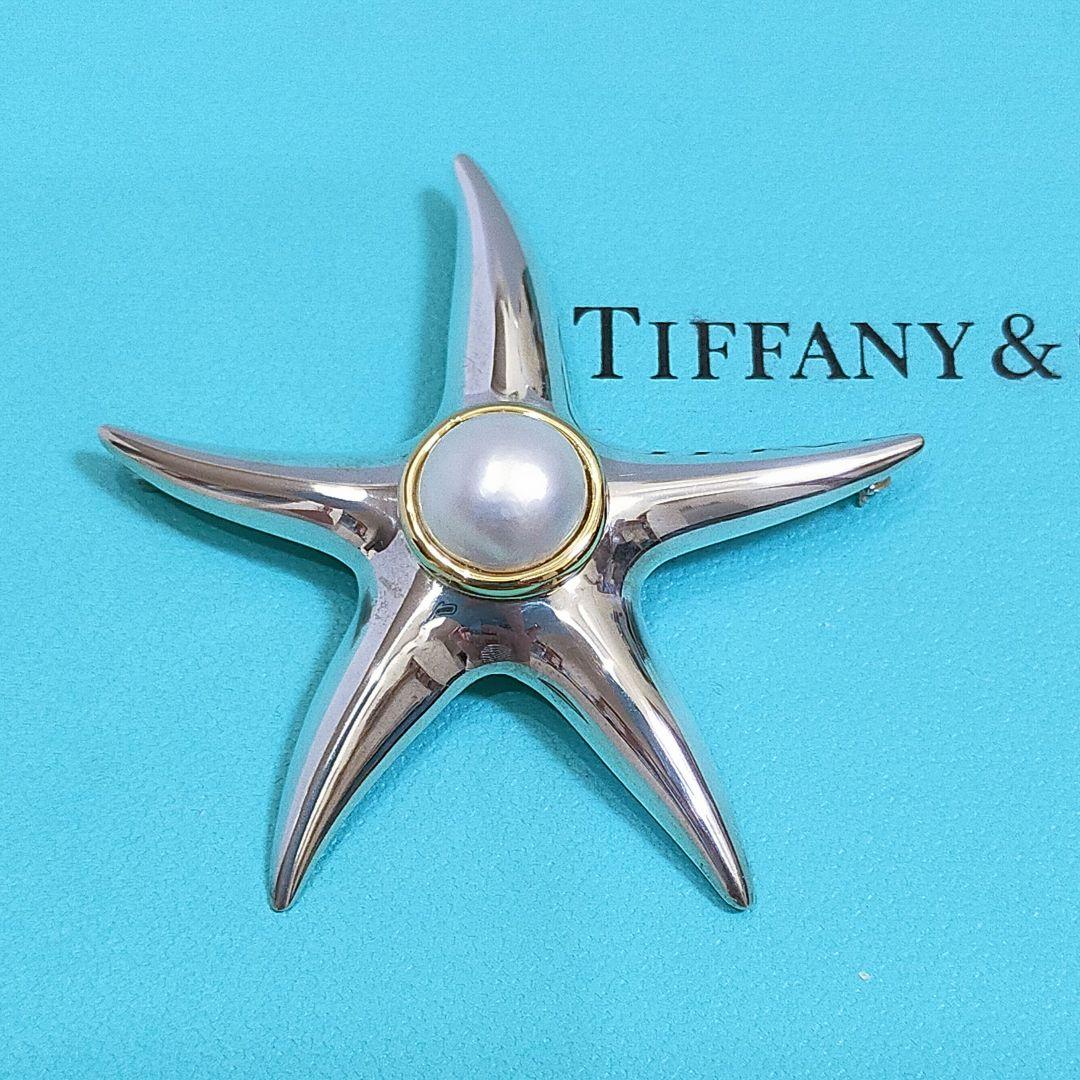 ティファニー　ヴィンテージ マベパール スターフィッシュ ブローチ