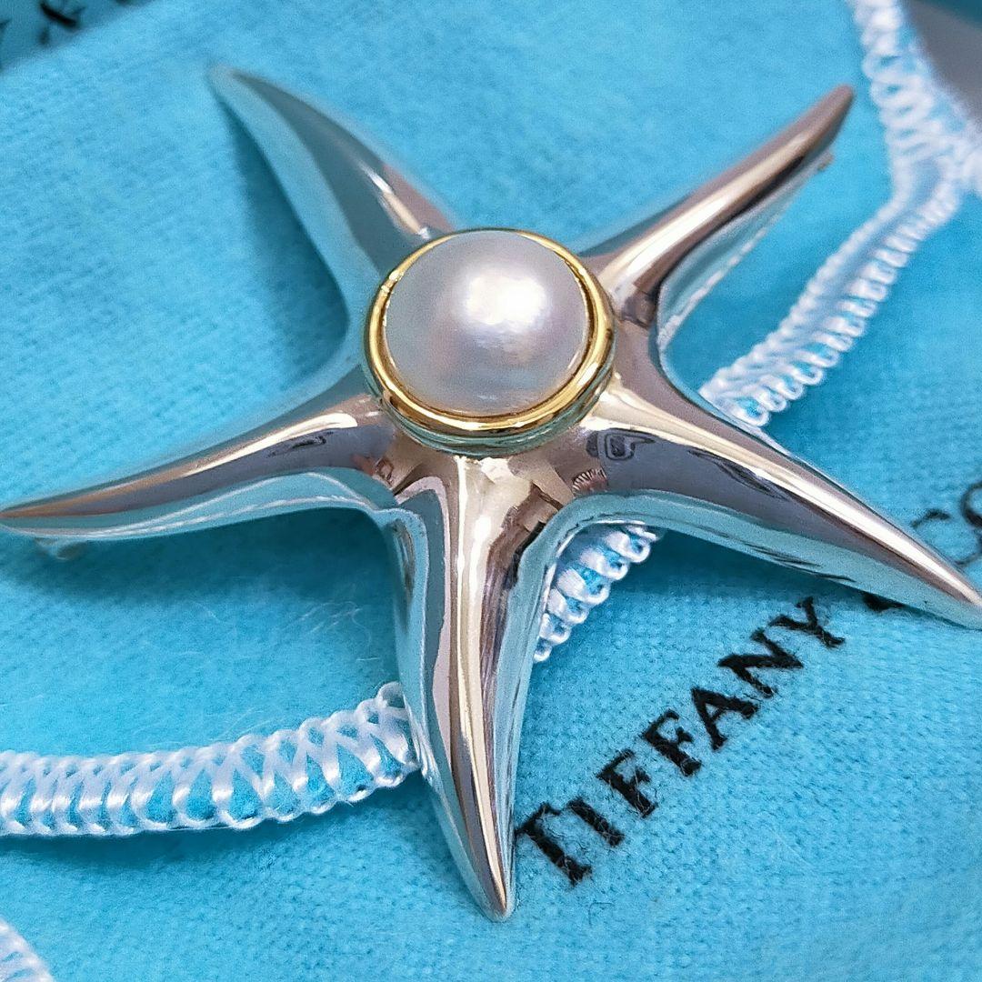 ティファニー　ヴィンテージ マベパール スターフィッシュ ブローチ