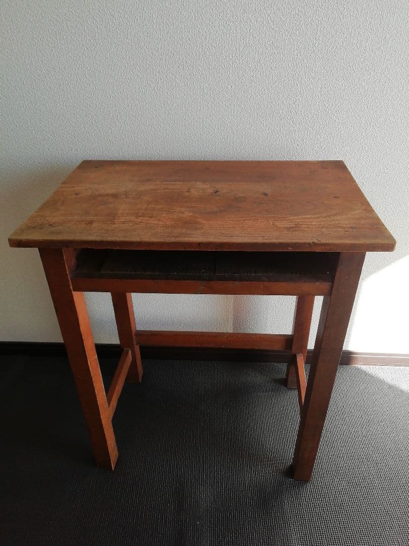 昭和レトロ　木製文机　小学校机　アンティーク家具