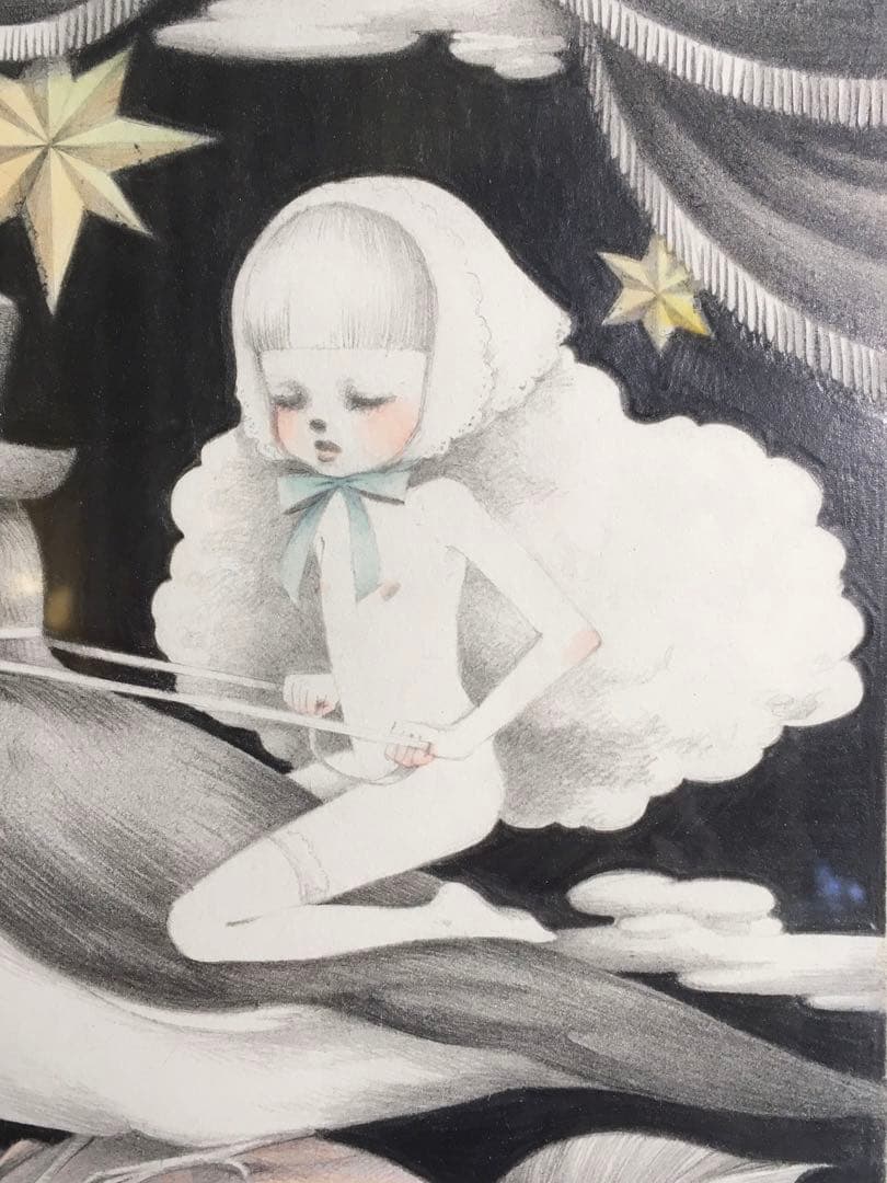 黒木こずゑ　原画　親指姫