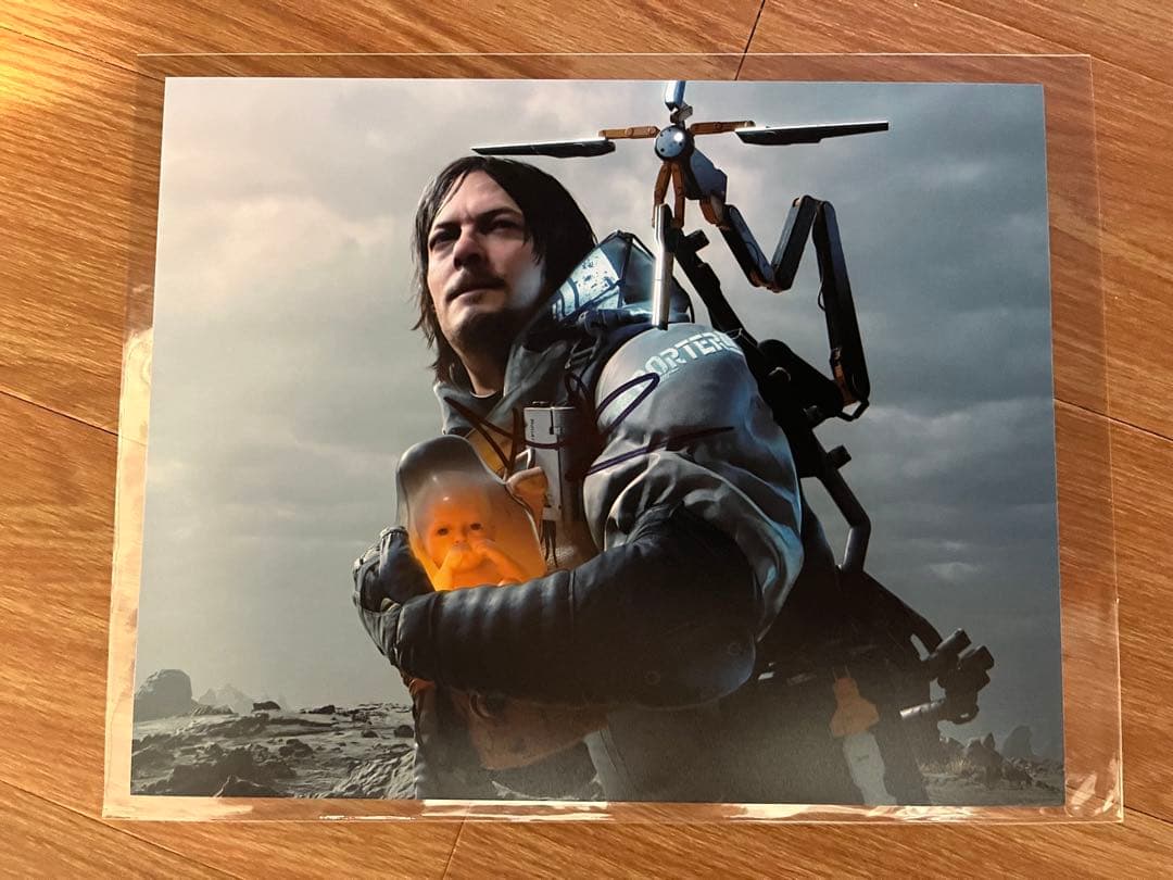 ノーマン・リーダス　直筆サイン　ポートレート