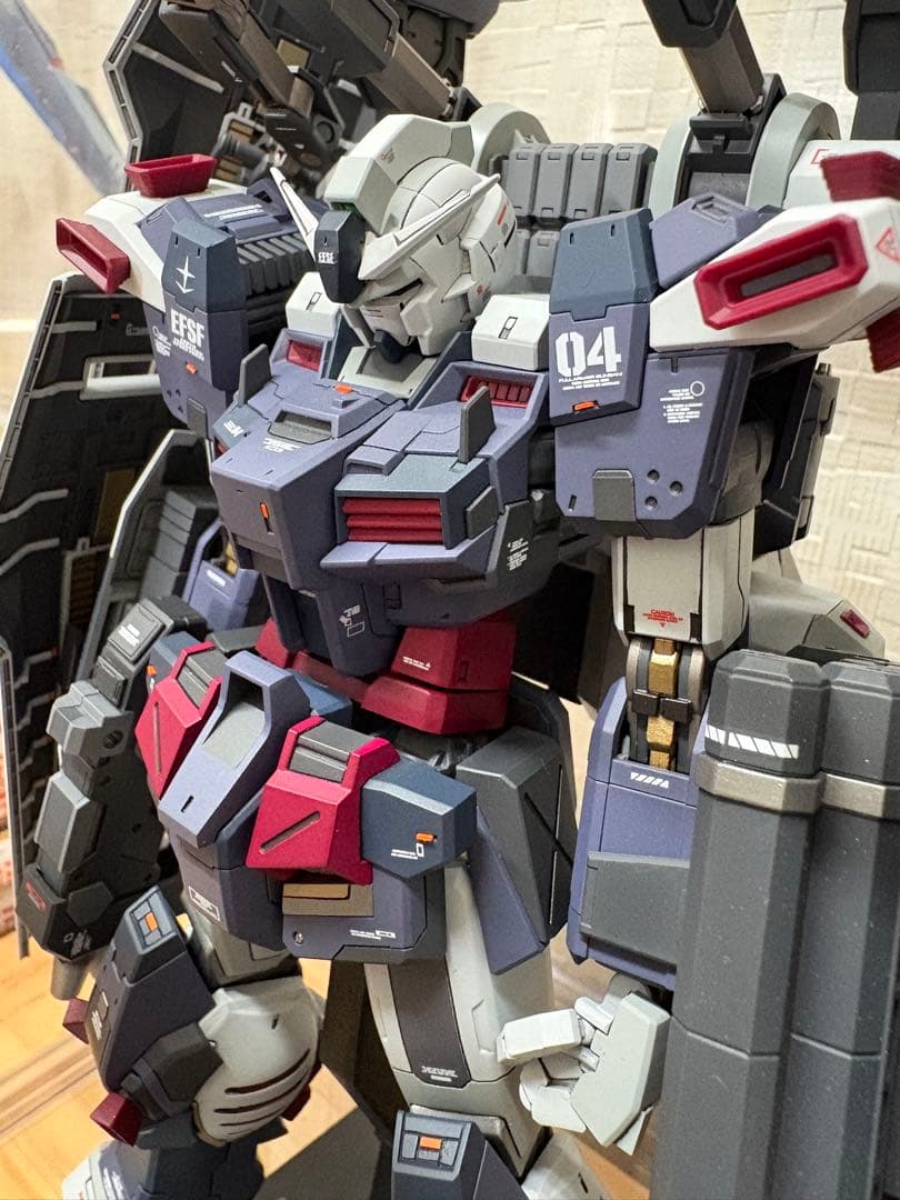 MGフルアーマーガンダムVer.Ka サンダーボルト　ミキシング 全塗装 完成品