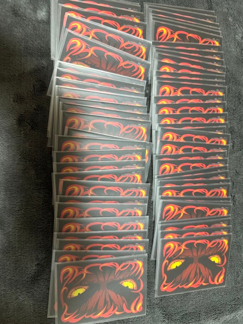 バジリスク絆 瞳術図柄カードスリーブ(60枚) 二重スリーブ付きデッキケース付属