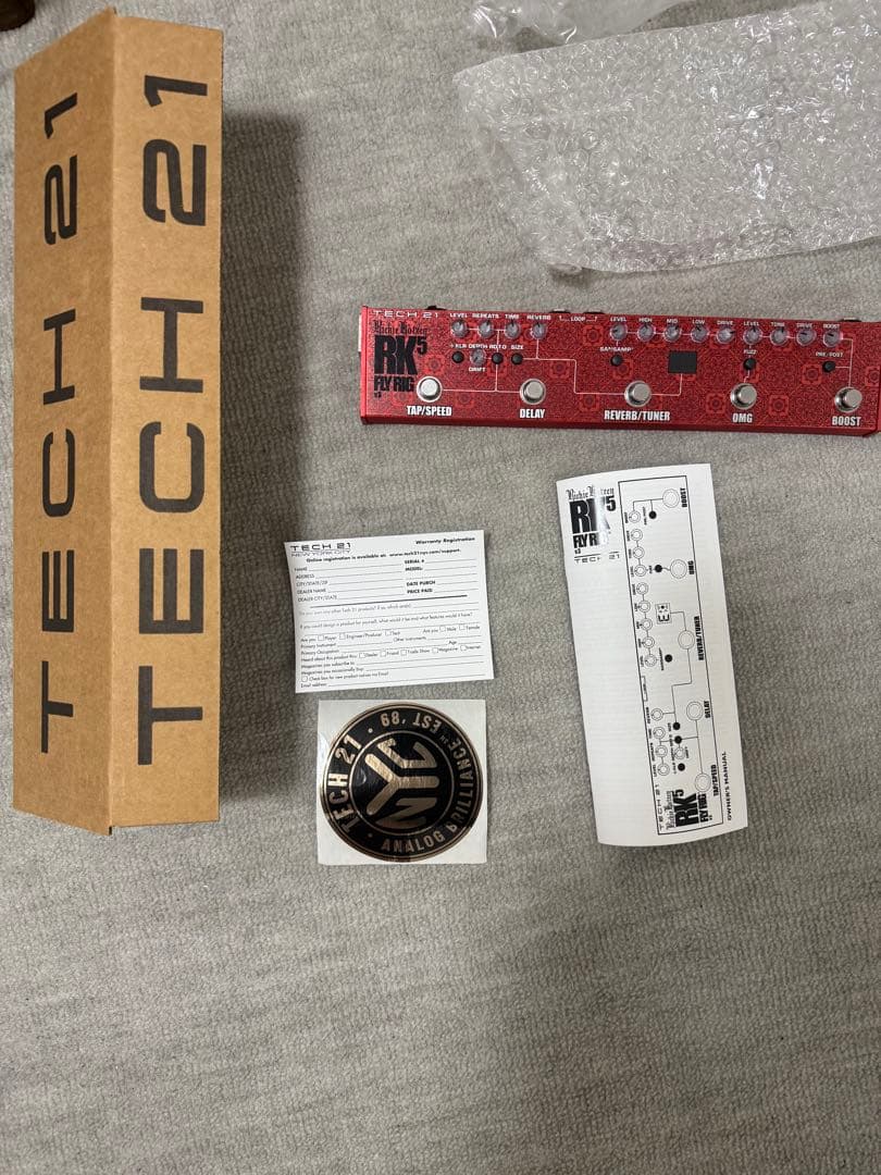 TECH 21 RK5 FLY RIG v3リッチーコッツェン