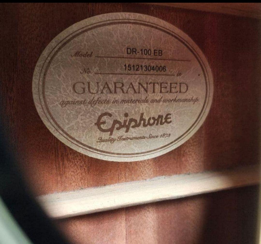 超美品 Epiphone DR-100/EB Wピックアップ仕様 斉藤和義