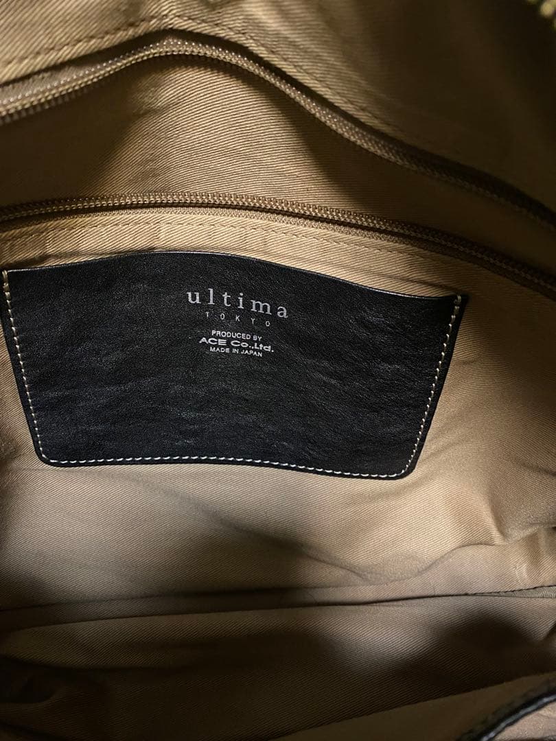 レザー　ビジネスバッグ　ultima tokyo 日本製　ace