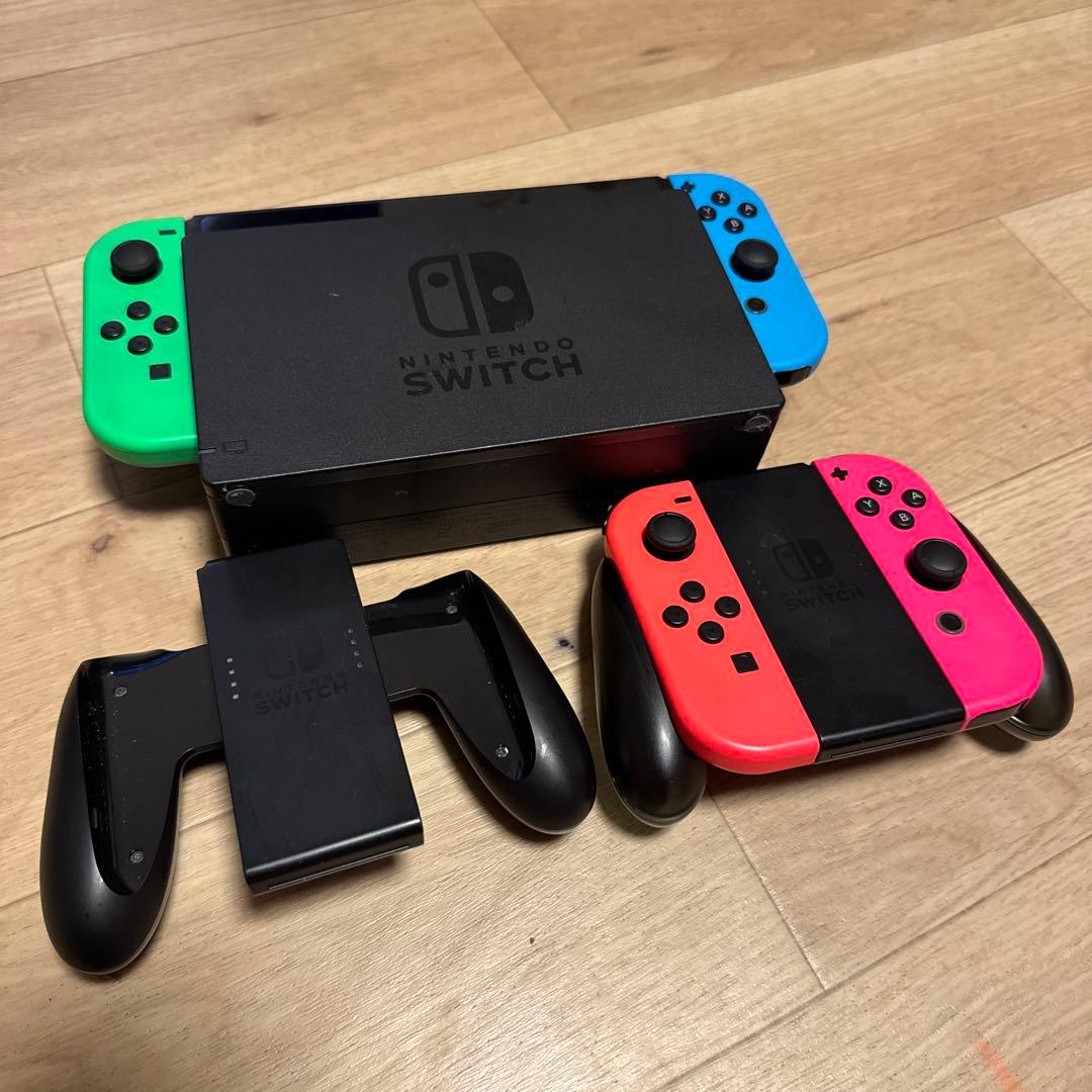 Nintendo Switch 本体 グリーン・ブルー・ピンク・ブラック