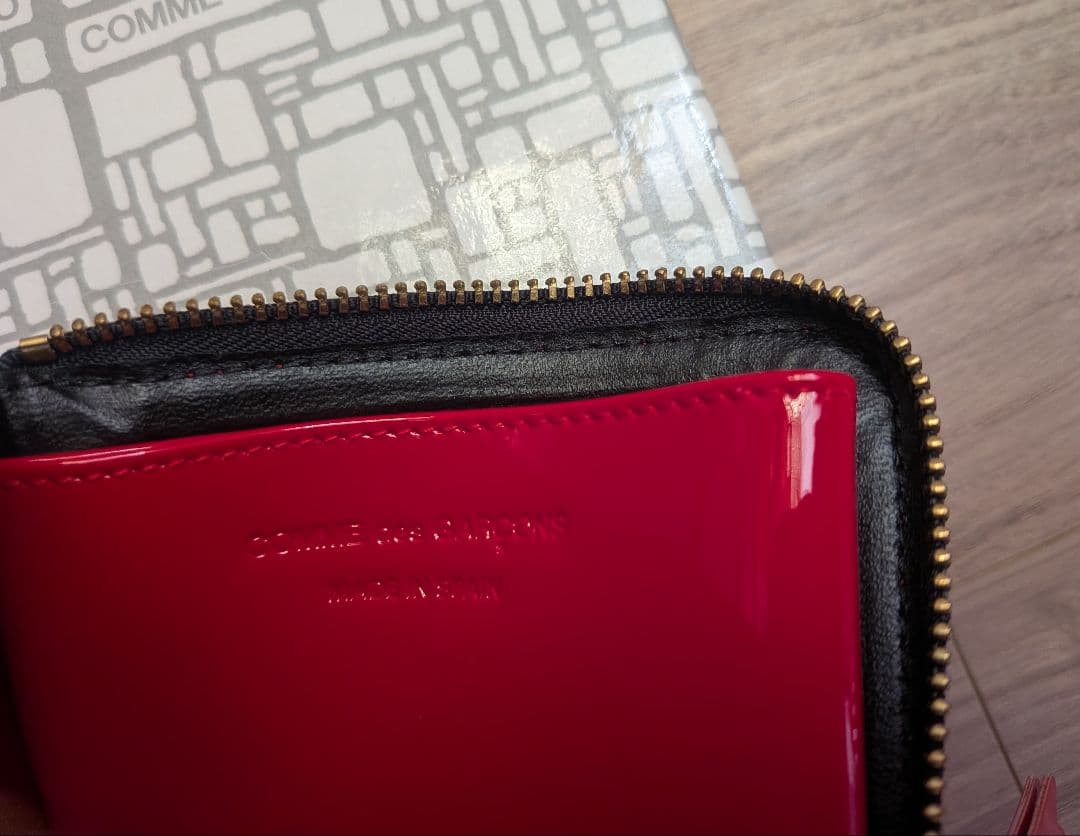 新品未使用　COMME des GARCONS　L字ファスナー財布　小銭入れ