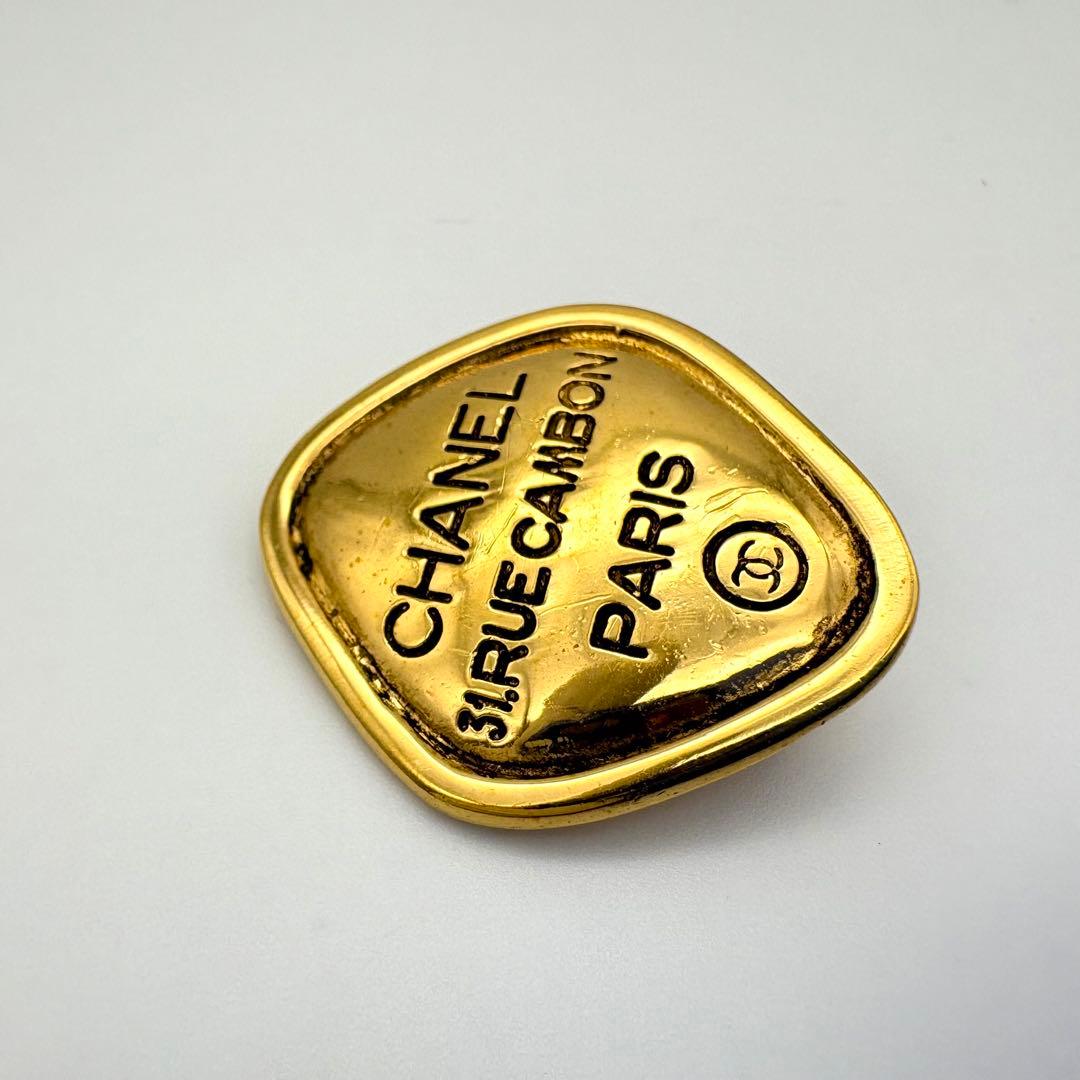 CHANEL シャネル ブローチ カンボン マトラッセ ひし形 ヴィンテージ