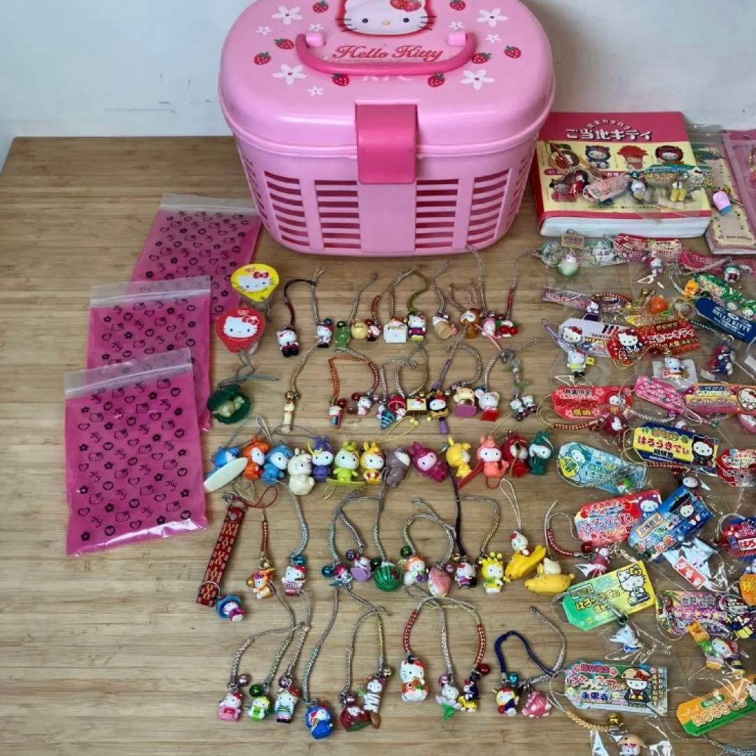 ご当地キティ ハローキティ ストラップ 152個セット まとめて まとめ売り