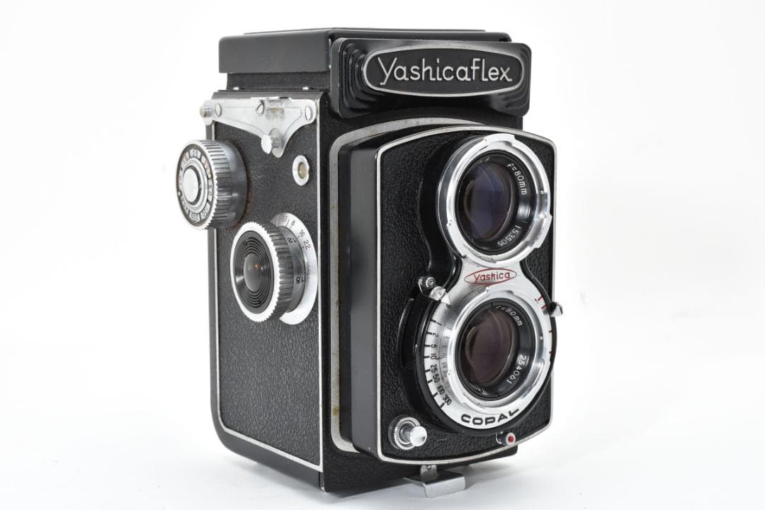 ★大特価★ヤシカ flex 80mm f3.5 C型 元箱付き 専用革ケース付き