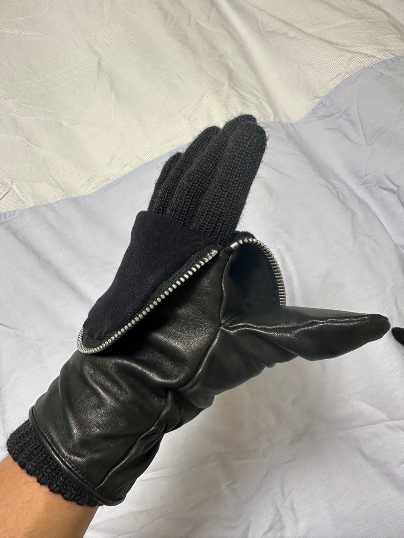 maison martin margielaレザーグローブ ミトン 手袋