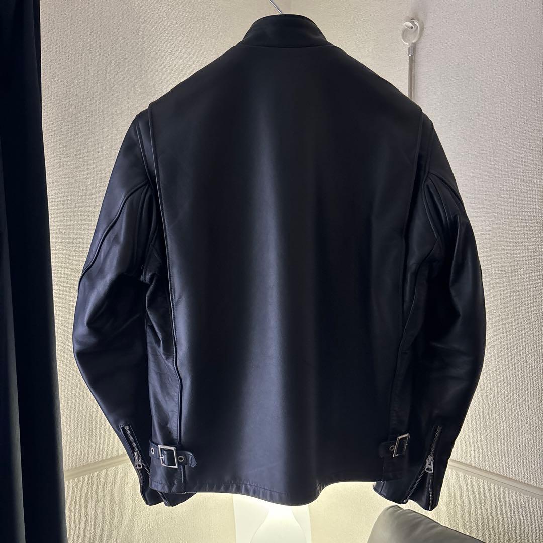Schott シングルライダースジャケット 40 ブラック