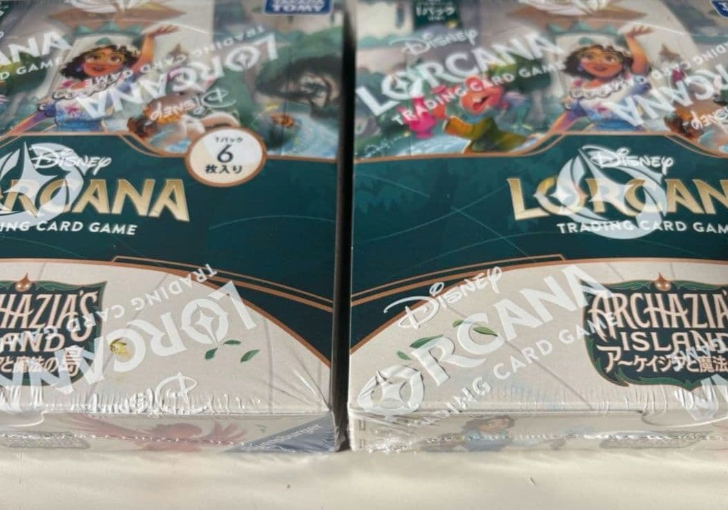 Disneyロルカナアーケイジアと魔法の島未開封BOX2個セットシュリンク付き