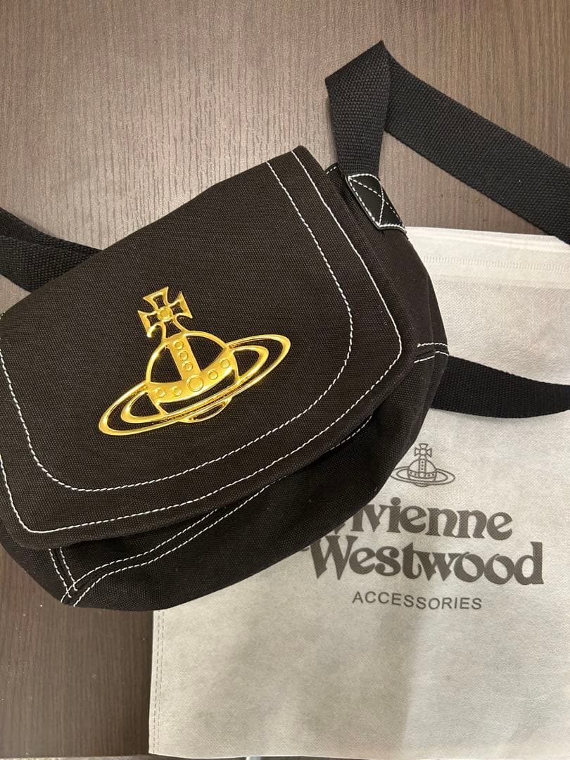 Vivienne Westwood ショルダーバッグ ブラック