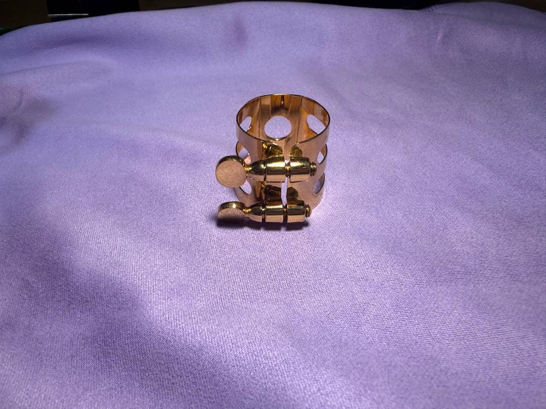 ウッドストーン　旧モデル　リガチャー　アルトサックス用セルマー用 金メッキ