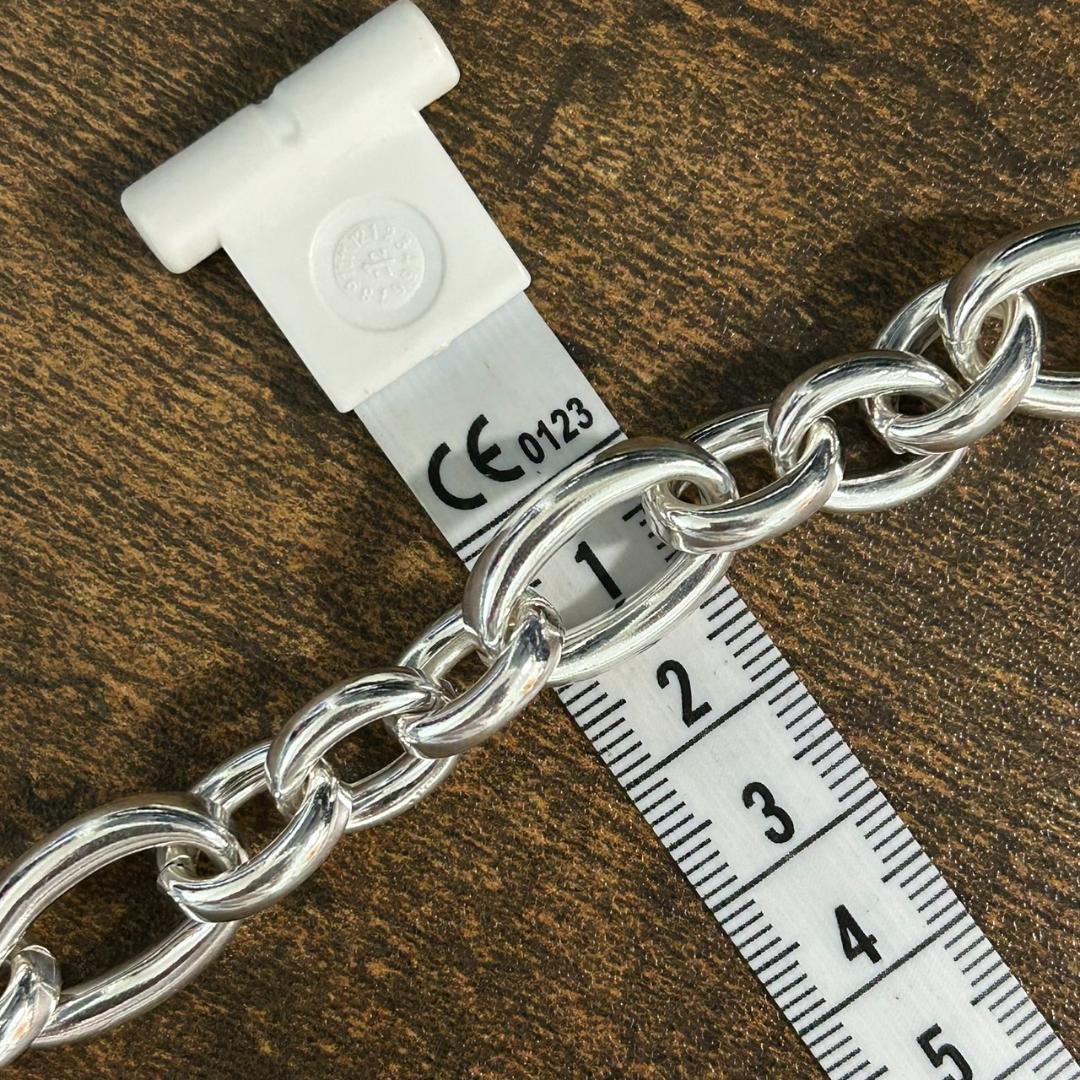 希少 ヴィンテージメキシカンジュエリー シルバー チェーン ブレスレット 925