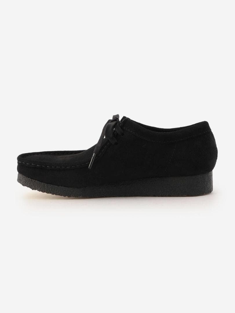 靴 Clarks WALLABEE BLACK SUEDE MEN