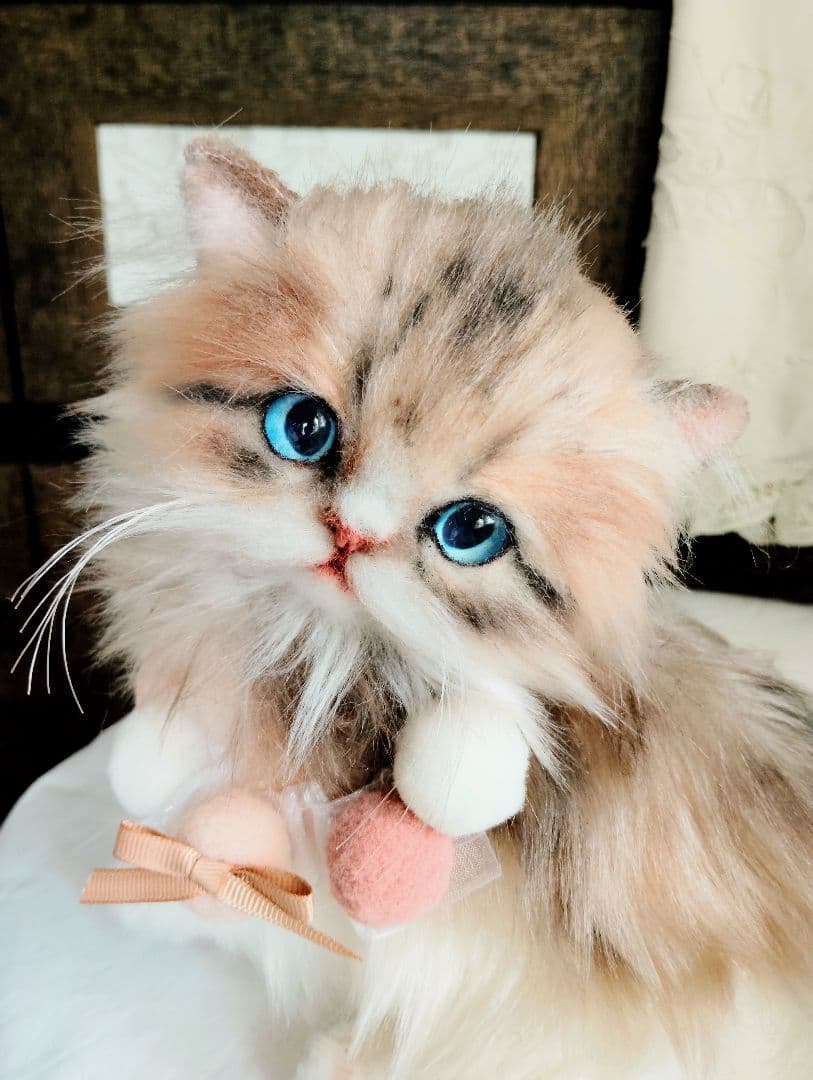 ラピちゃん御予約❤️美人ちゃん❤ブラウンタビーミヌエット子猫ちゃん❤アートドール