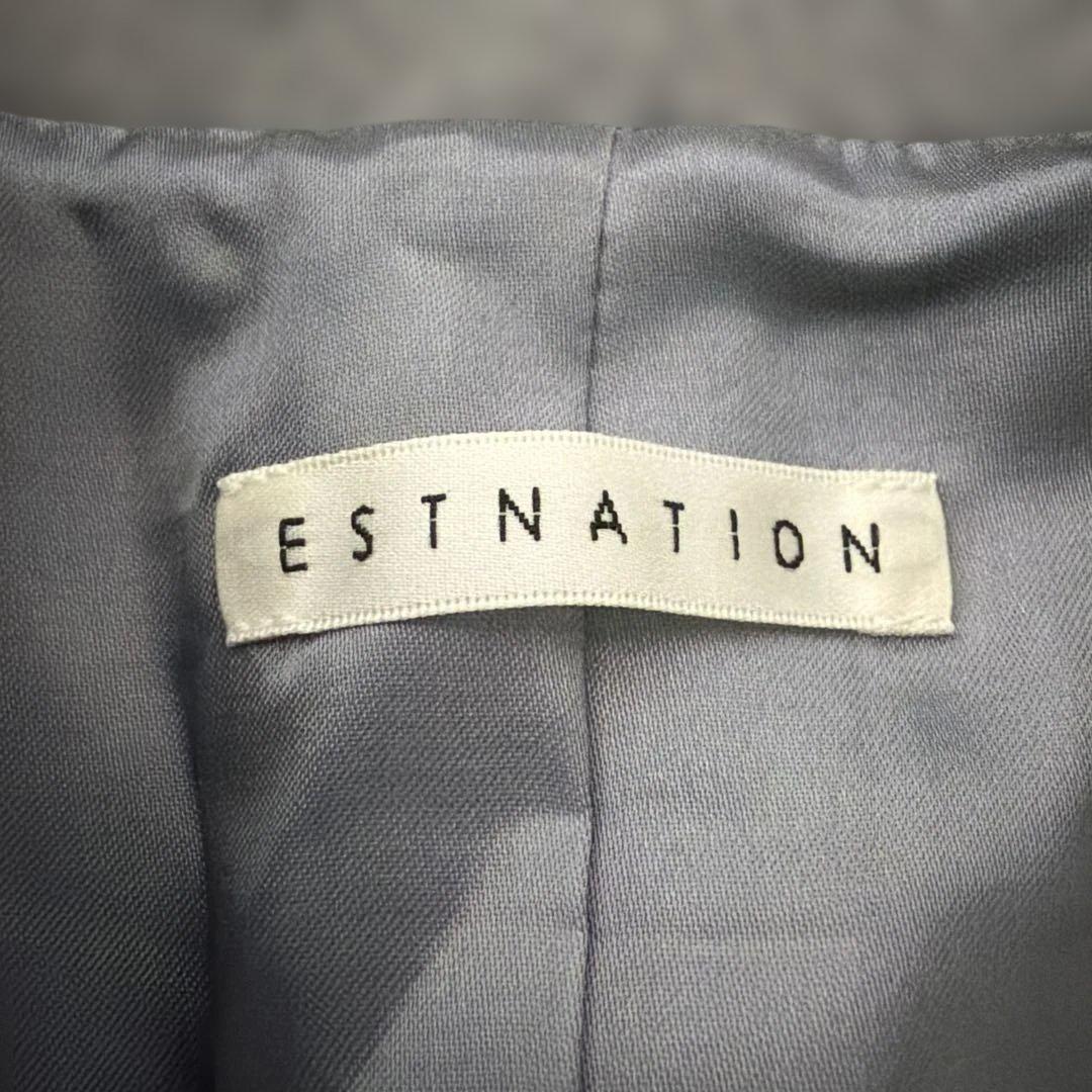 美品　エストネーション　ESTNATION ビッグチェスターダブルコート