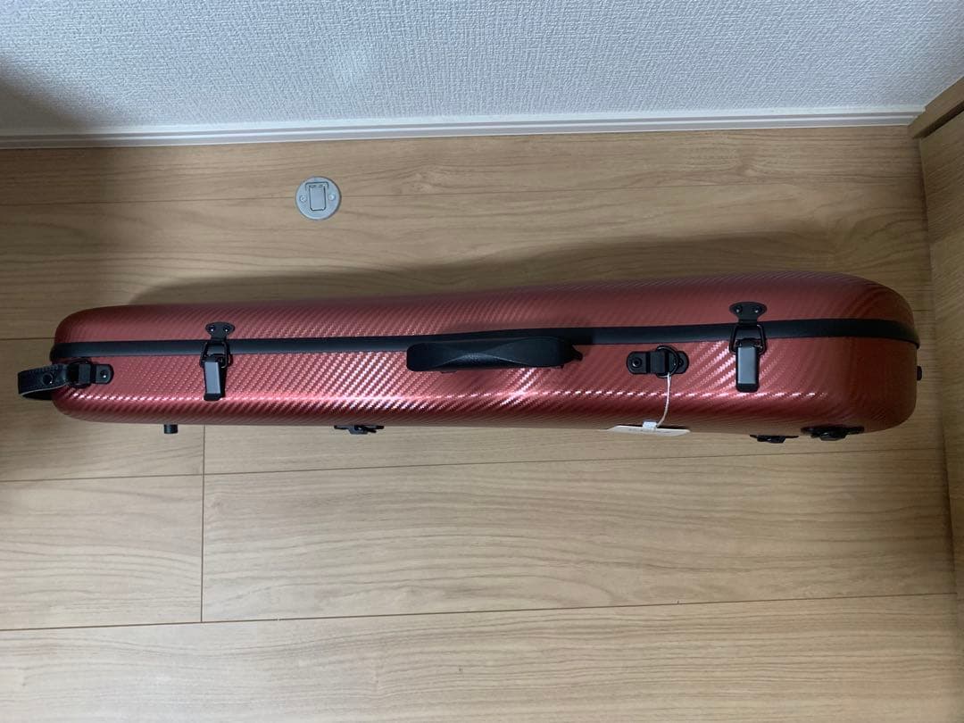 新品　ドイツ　Gewa Pure (シェル型) 4/4 バイオリンケース　赤