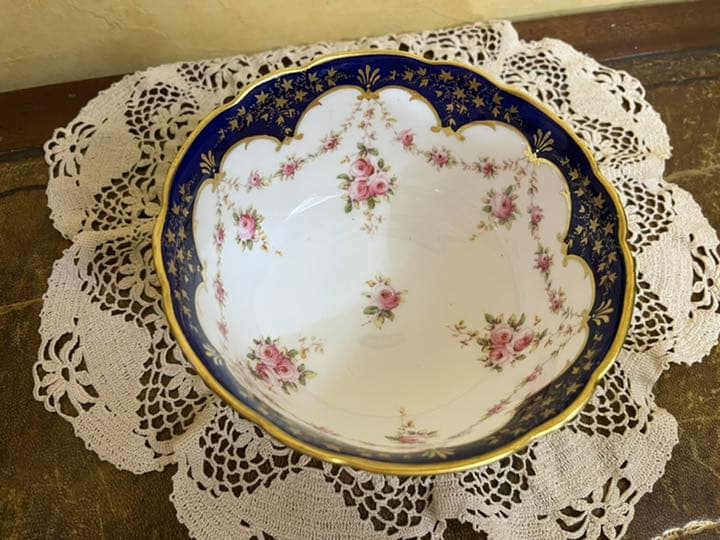 コールポート★バラ柄の大きなシュガーボウル★COAL POAT 薔薇 ローズ