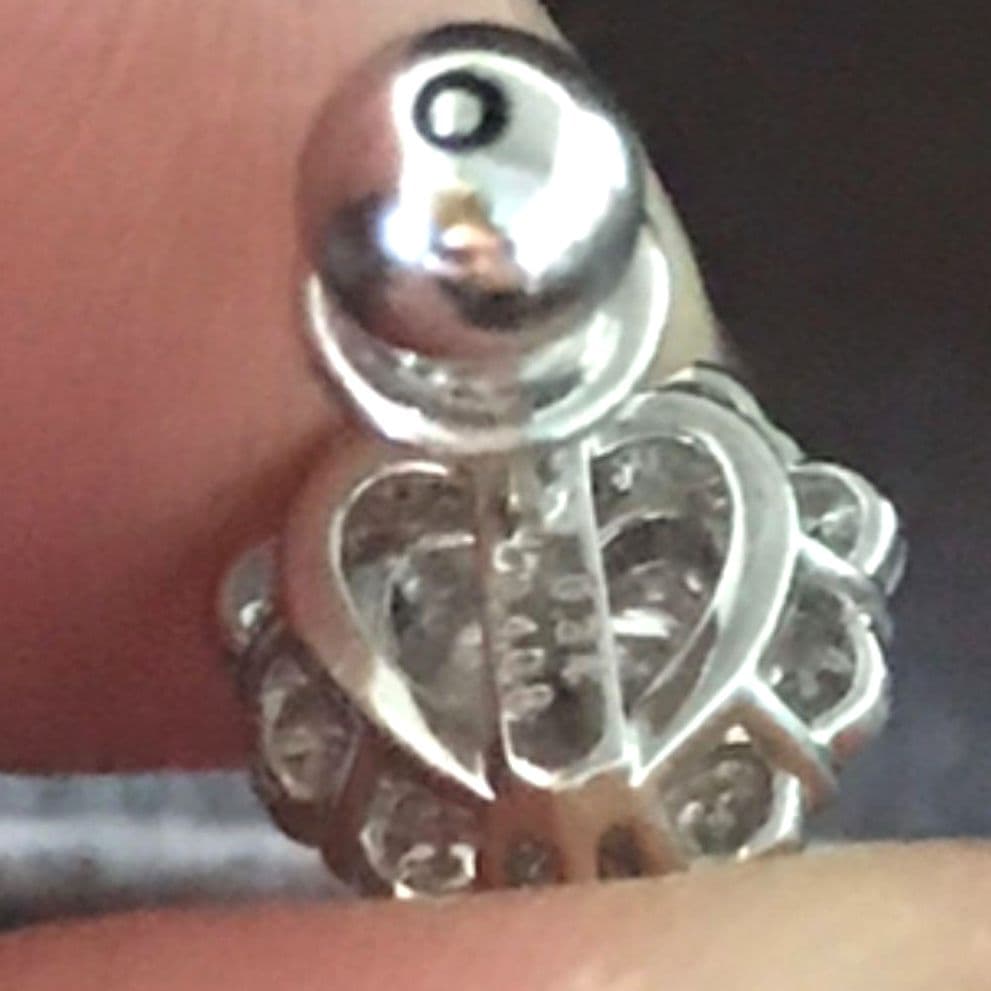 Marry　天然ダイヤモンド　ハートシェイプ　ピアス　pt900