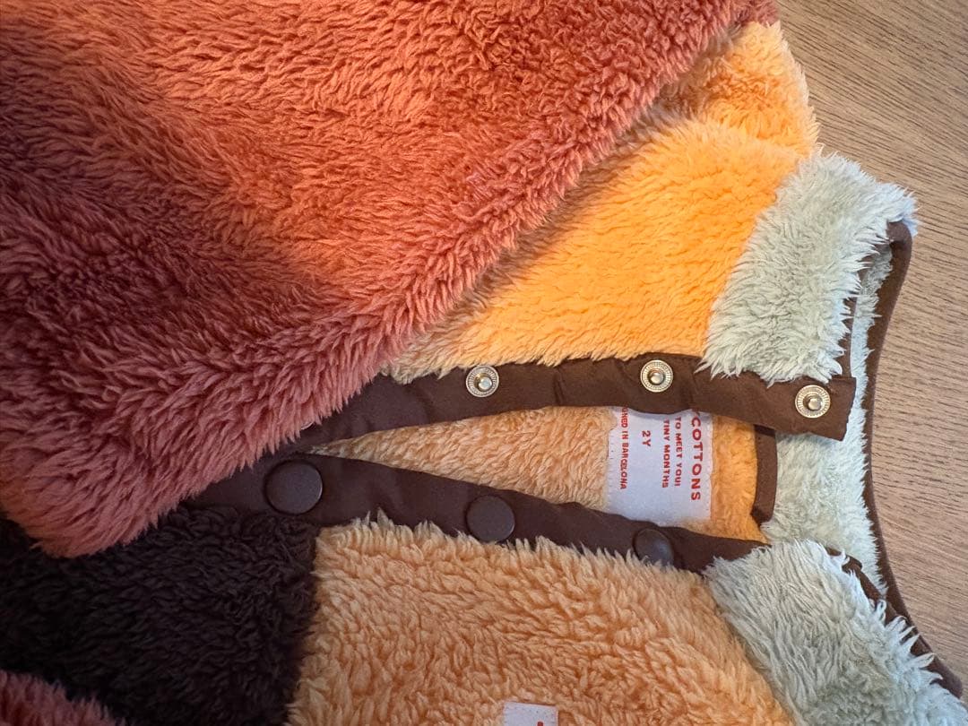 tinycottons フリース アウター　ジャンプスーツ 2Y