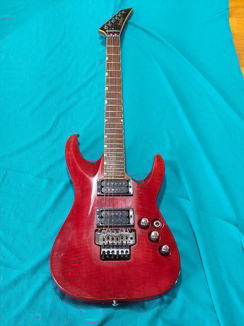 Grass Rootsフロイトローズ ブリッジモデル エレキギター レッド