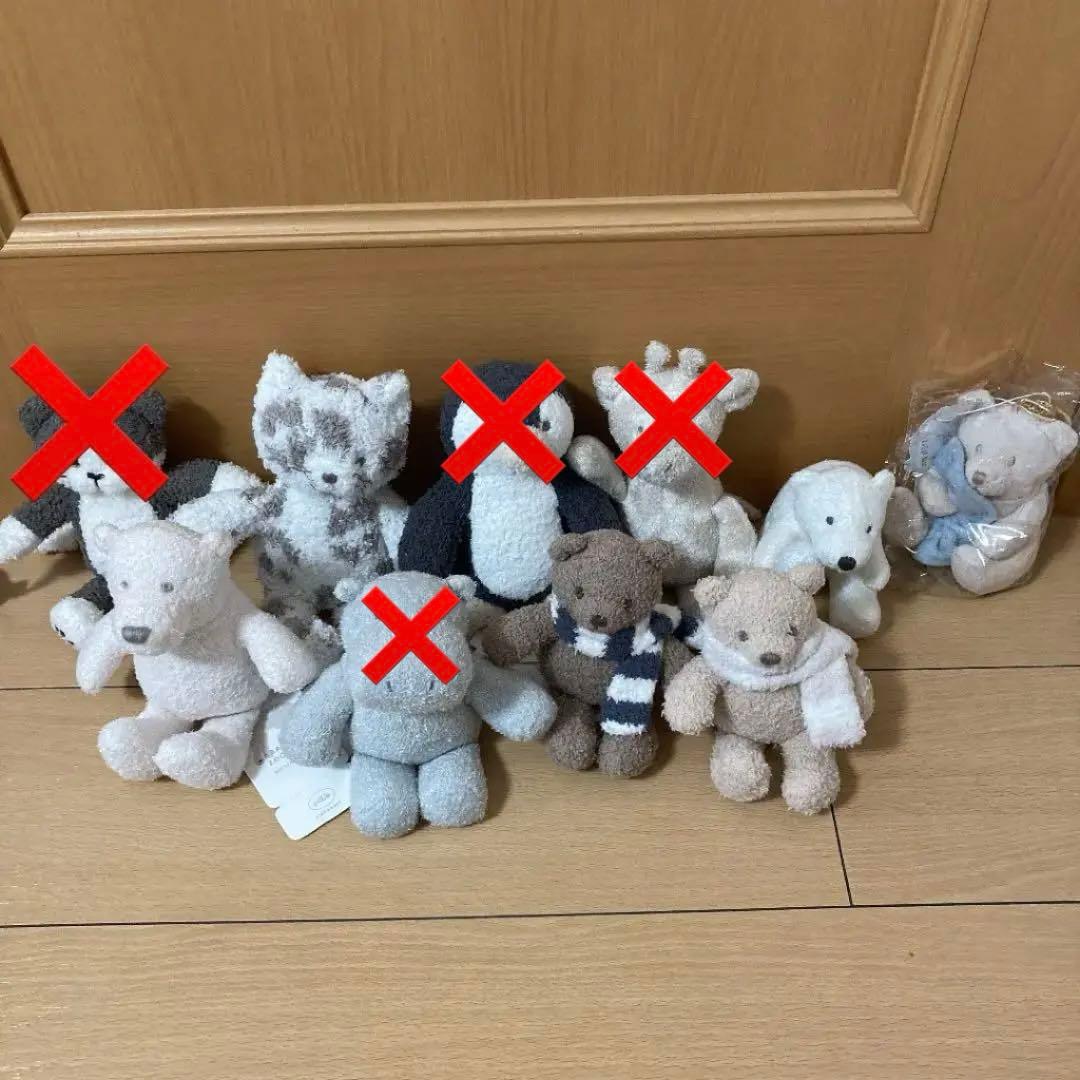 ジェラートピケ 旭山動物園 ラトル ぬいぐるみ 6点セット