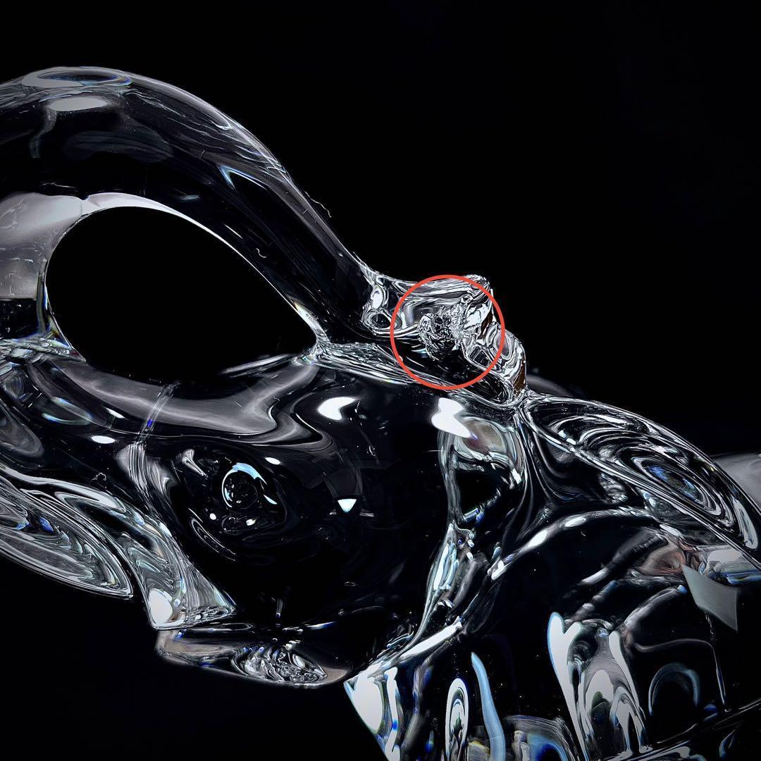 【欠けあり】Baccarat バカラ オブジェ 置き物 象 ゾウ エレファント