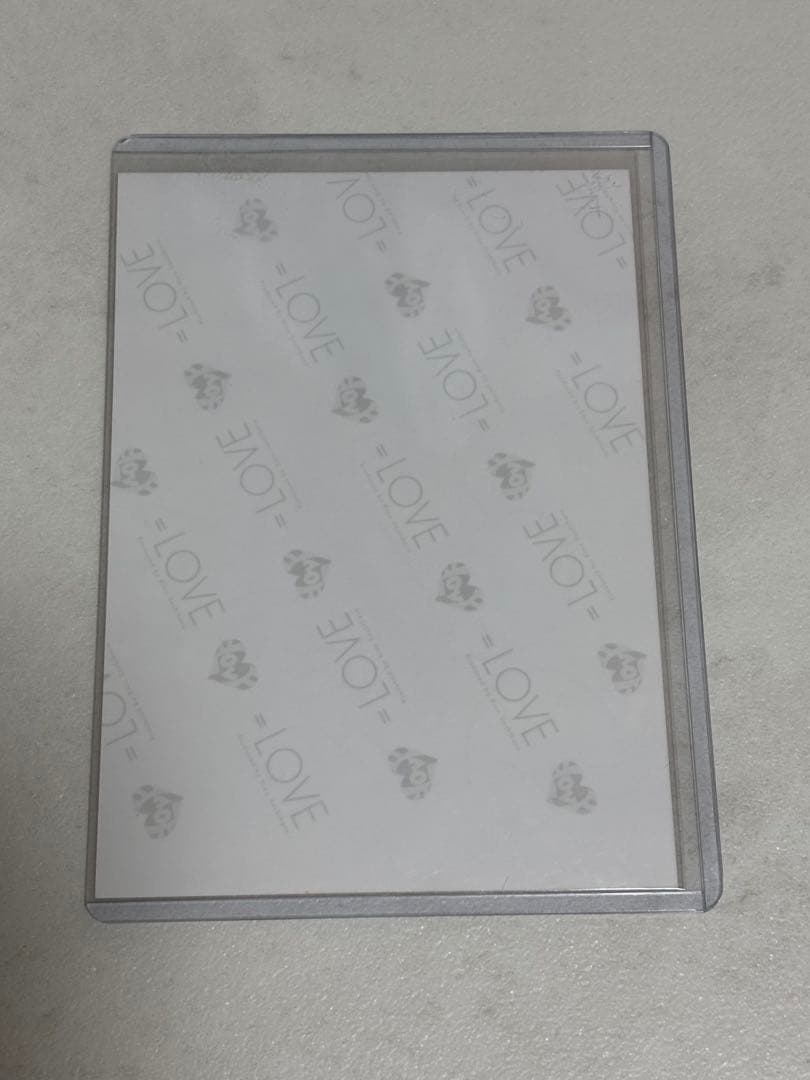 ＝LOVE 齋藤樹愛羅 直筆 チュウ