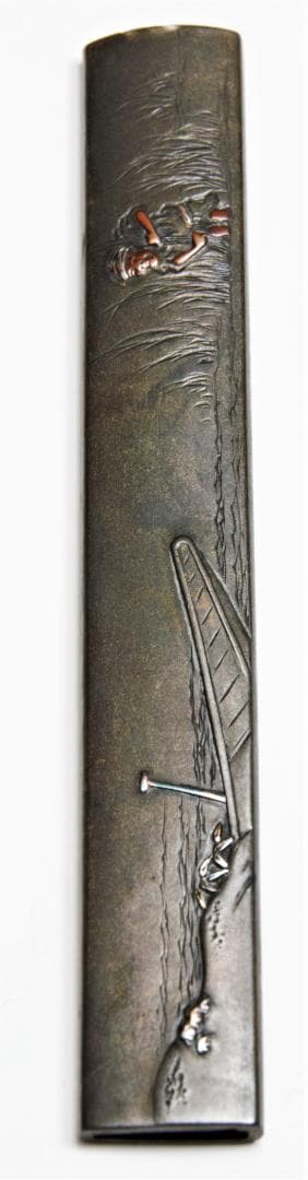 信盧　小刀の柄