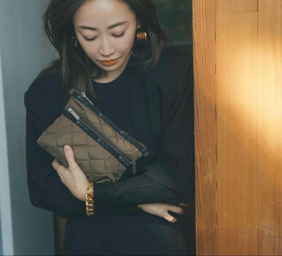 即日発送★神崎恵コラボ PERFECT COSME POUCH2トフィーブラウン