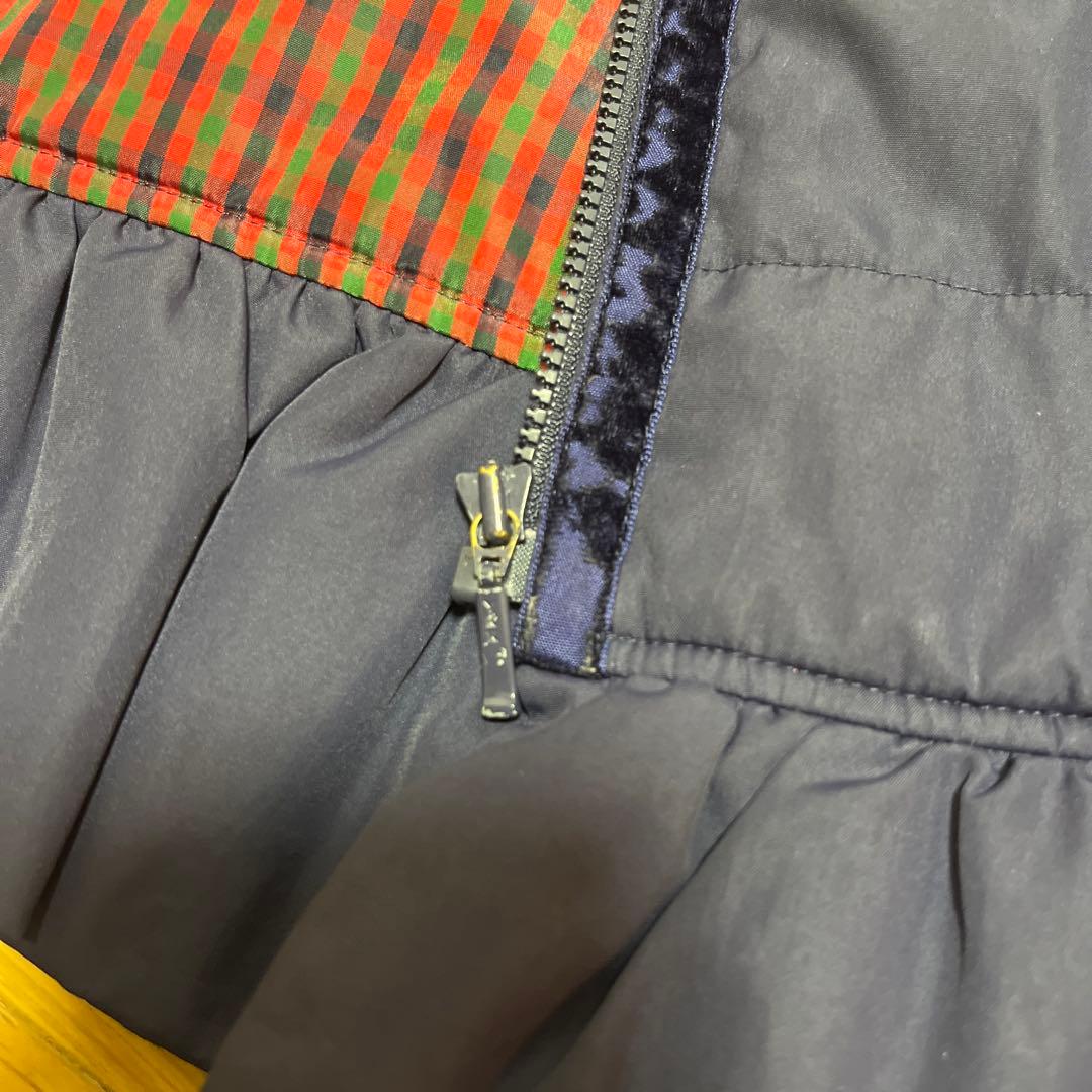 familiar ネイビー フリルジャケット　100