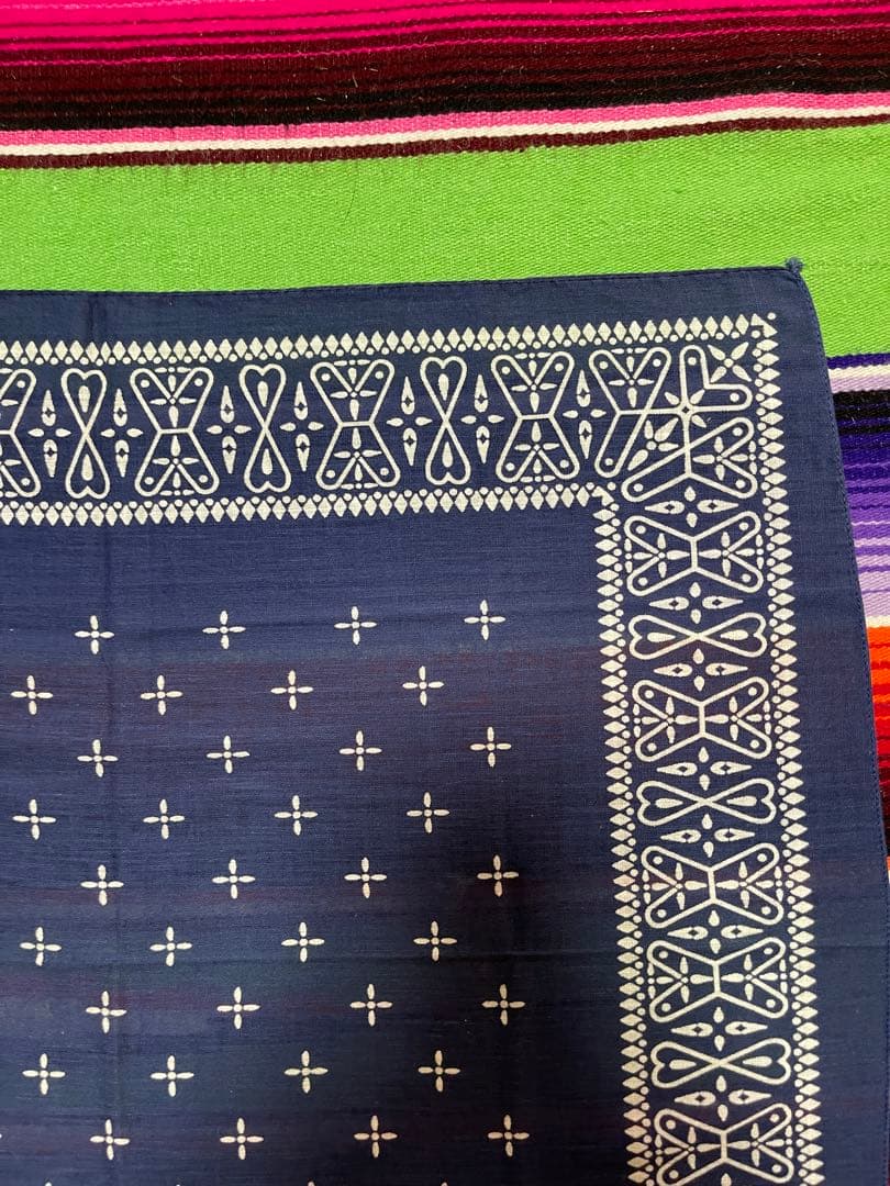 【Eye 】⑧⓪⑦60s USA製 バンダナ WAMCRAFT クロス柄