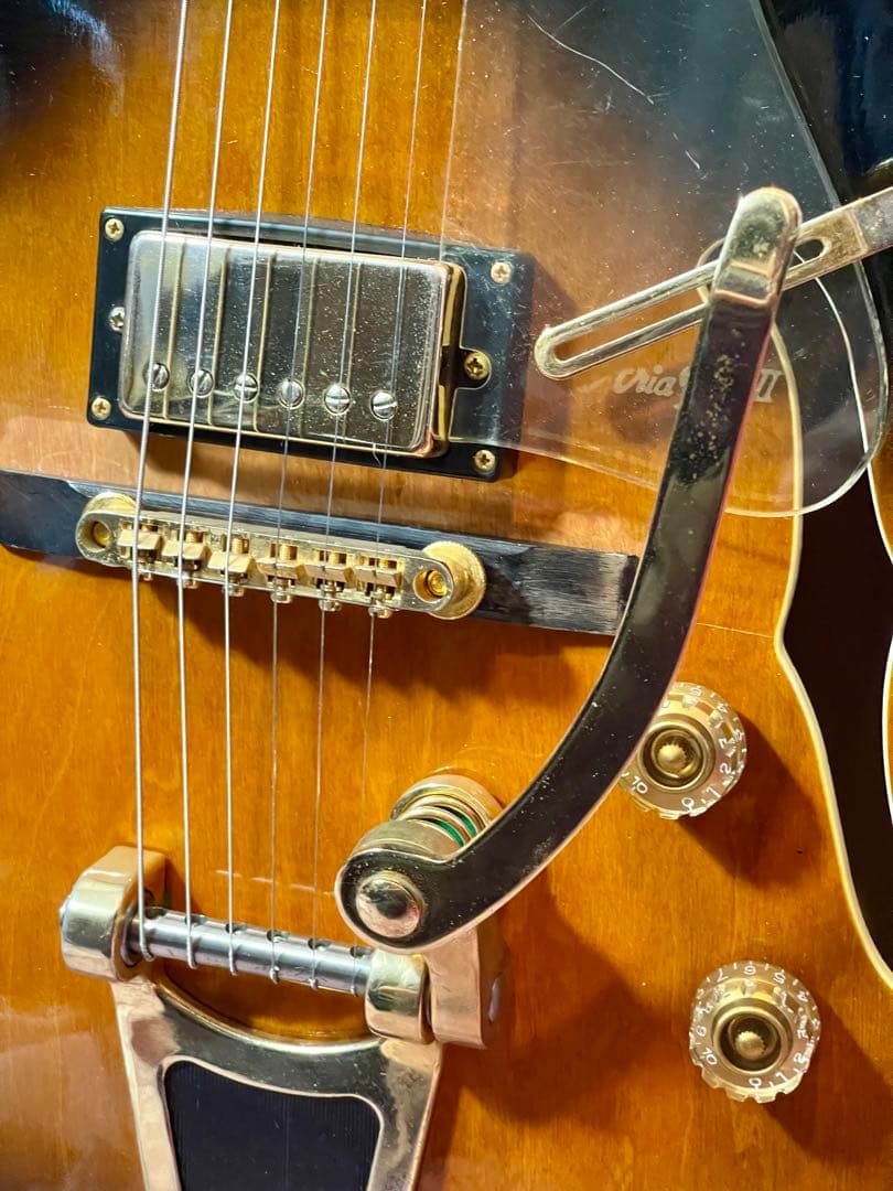 Aria Pro II FA-70TR フルアコ / Bigsbyタイプトレモロ