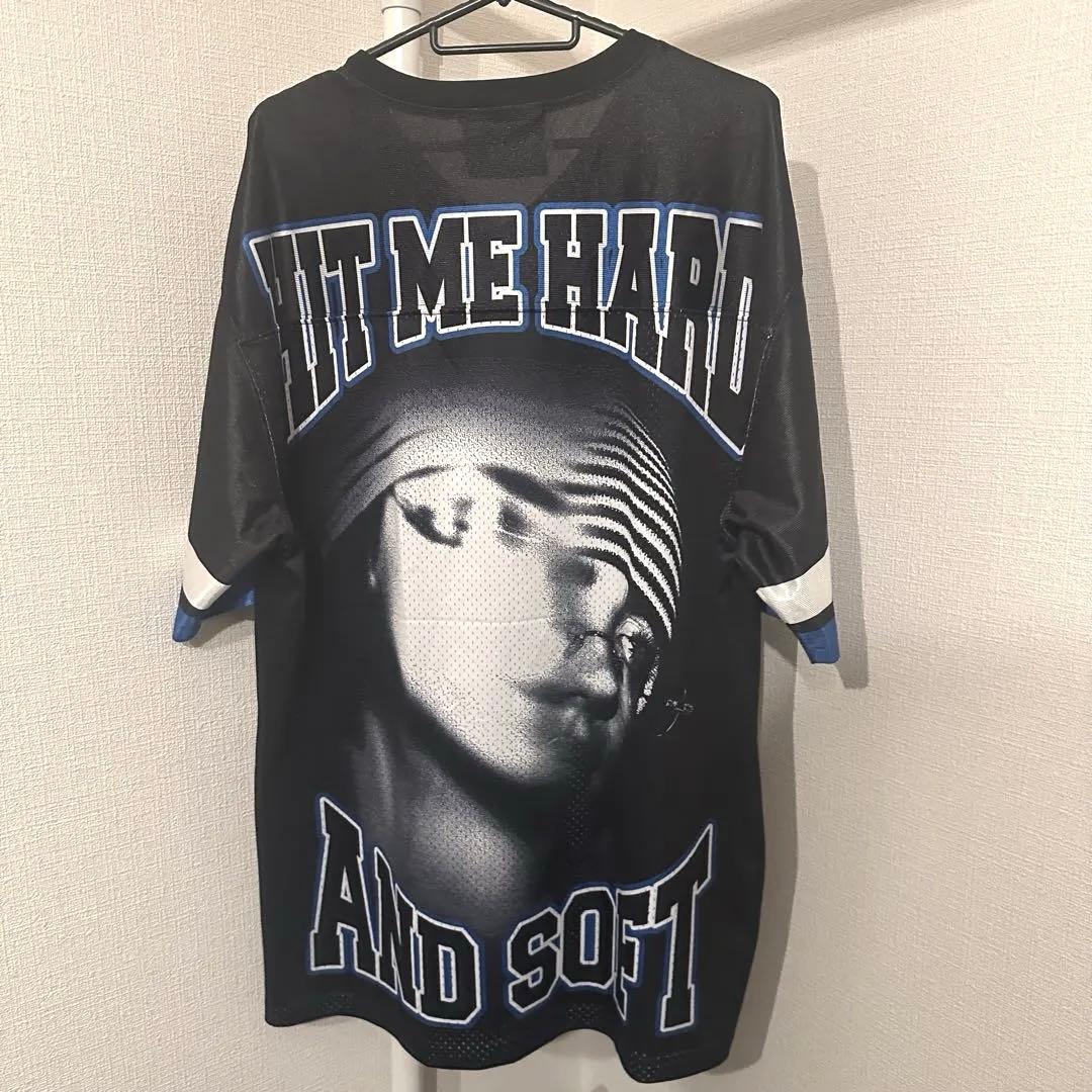 ビリーアイリッシュ　HMHAS カスタムジャージゲームTシャツ　Lサイズ