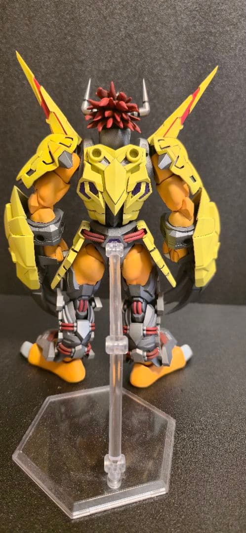 デジモンプラモデル ウォーグレイモン 塗装完成品
