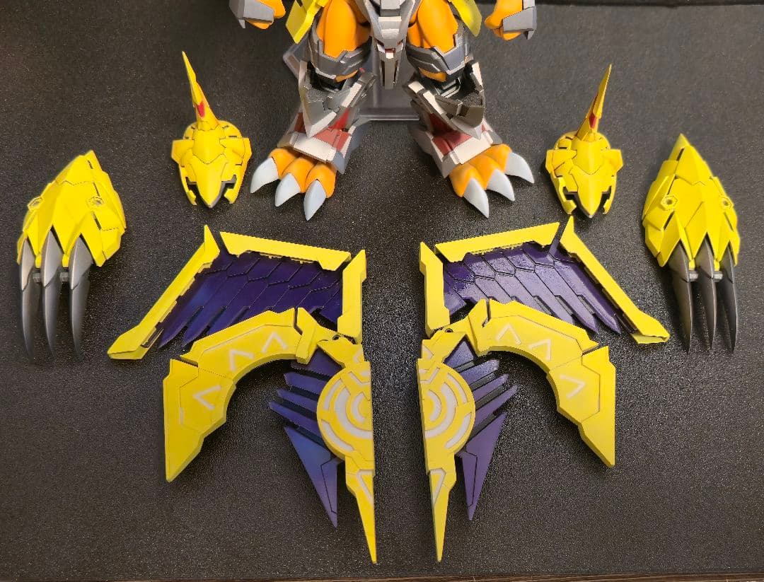 デジモンプラモデル ウォーグレイモン 塗装完成品