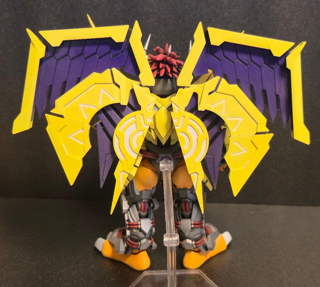 デジモンプラモデル ウォーグレイモン 塗装完成品