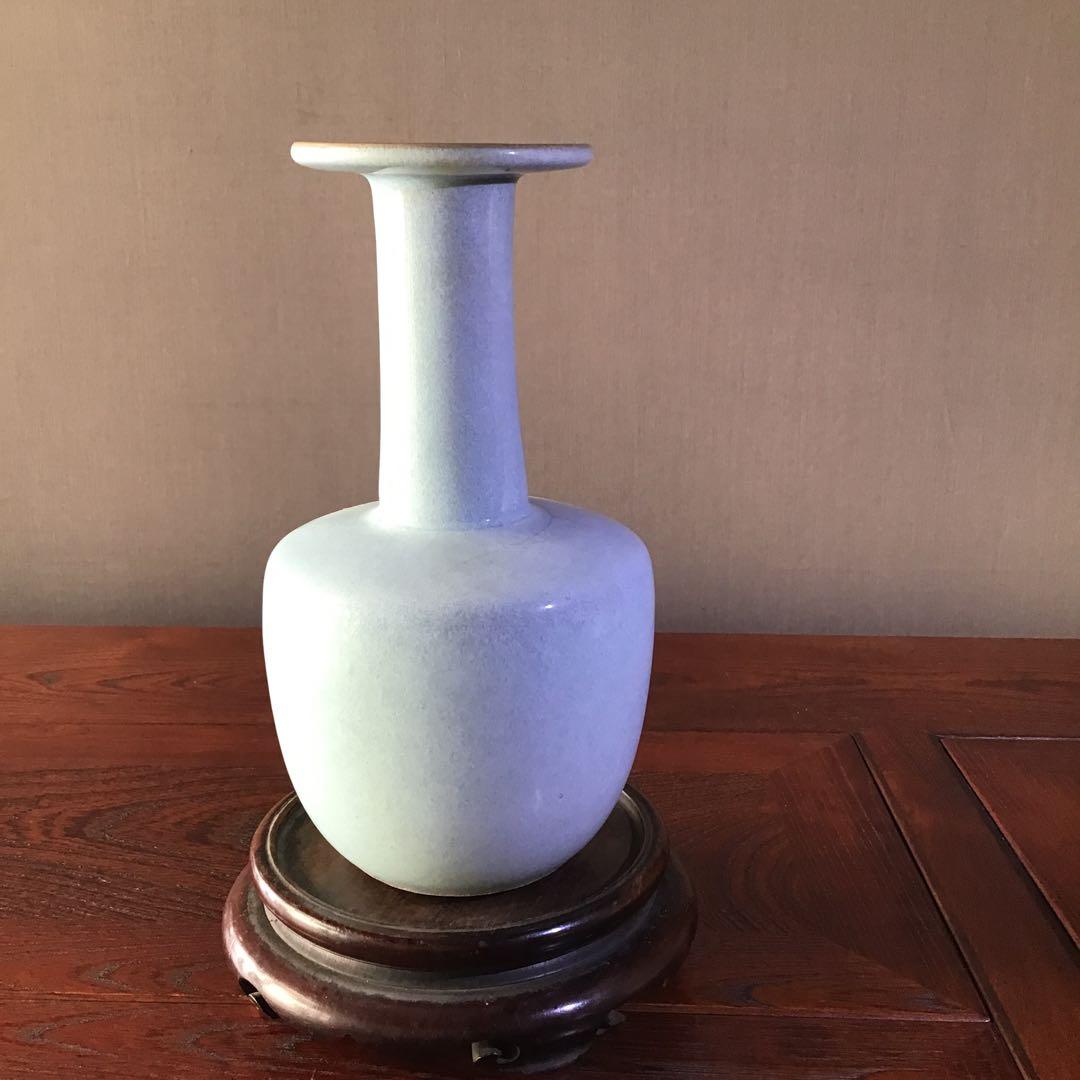 倣官窯　　壺　　　明朝期