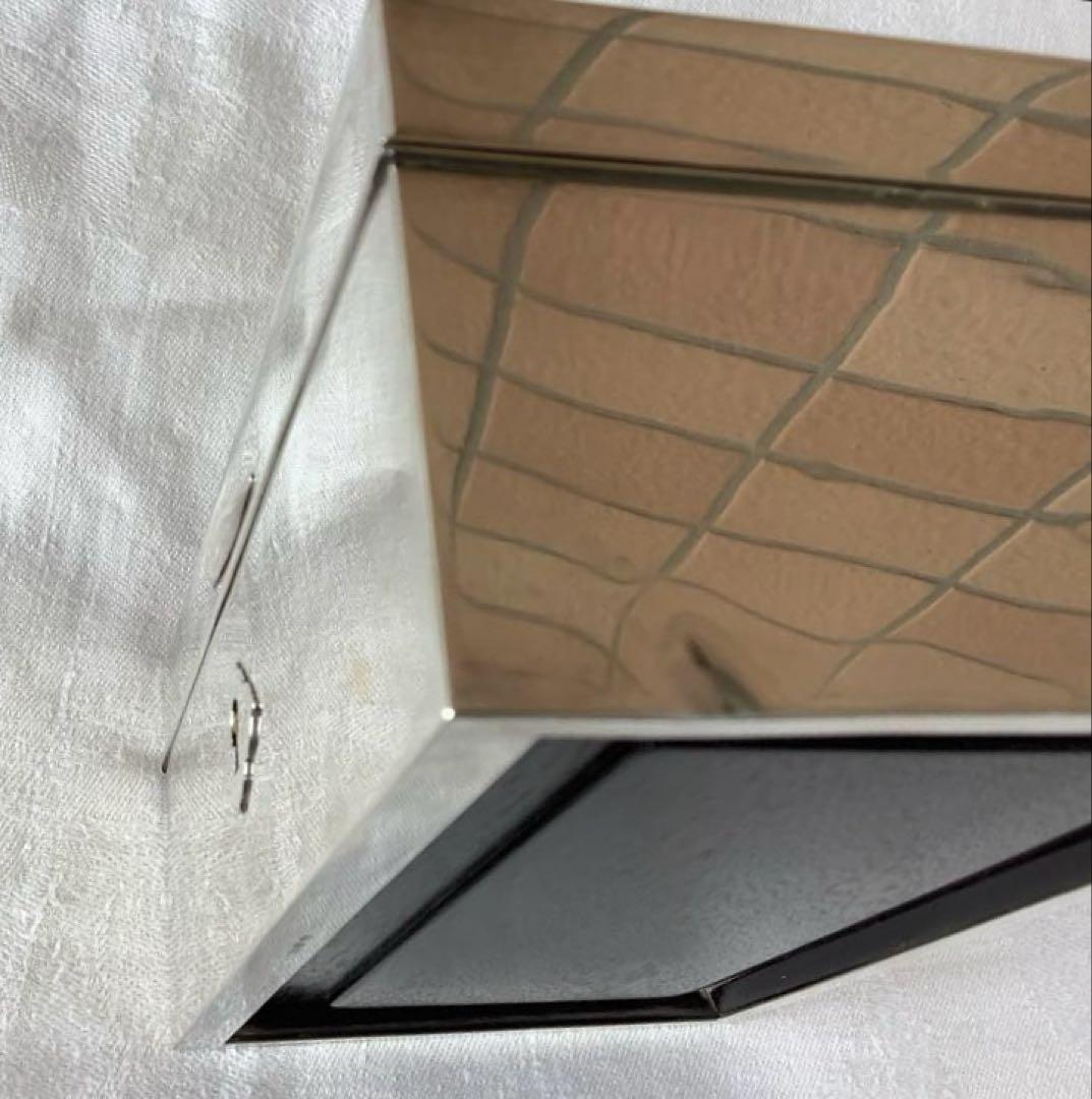 銀製 宝石箱 silver950 鍵付 唐草紋様手彫り 骨董品