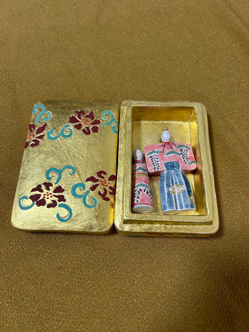 二代目 戸畑茂四郎 箱雛 博多人形作家 茂四郎人形　立雛人形
