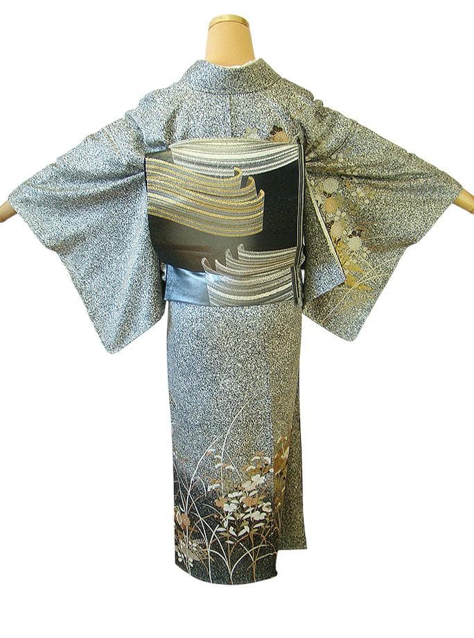 一越地 附下げ・訪問着＆袋帯・帯〆・帯揚げセット（正絹）未使用＜HH2238＞