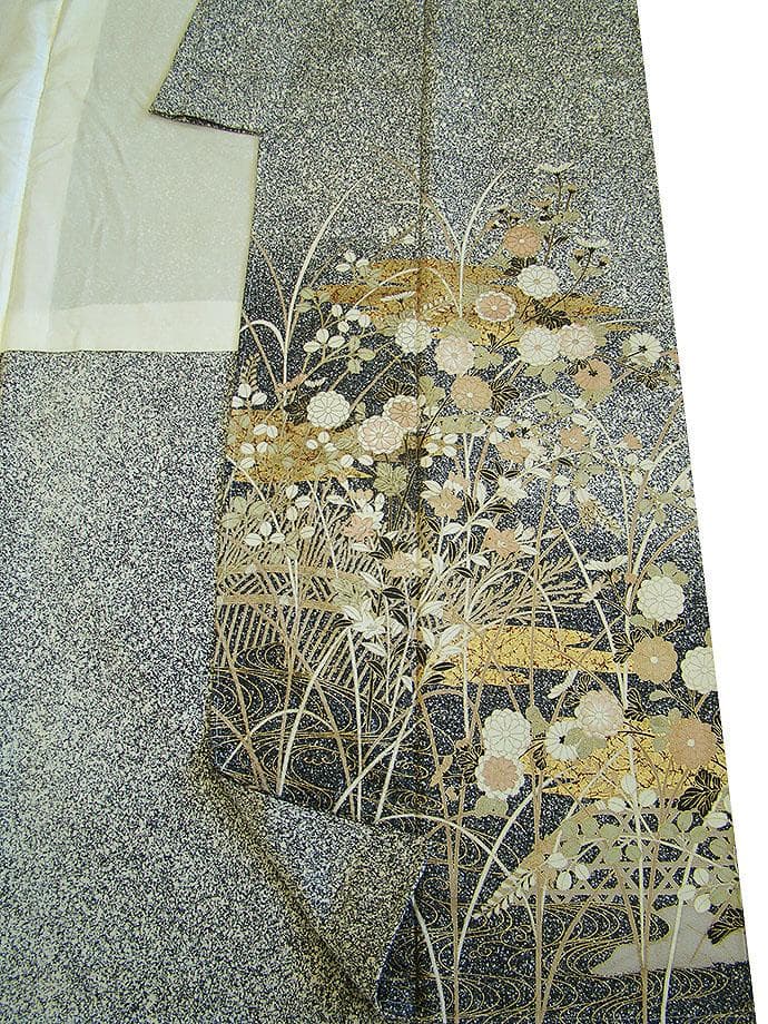 一越地 附下げ・訪問着＆袋帯・帯〆・帯揚げセット（正絹）未使用＜HH2238＞