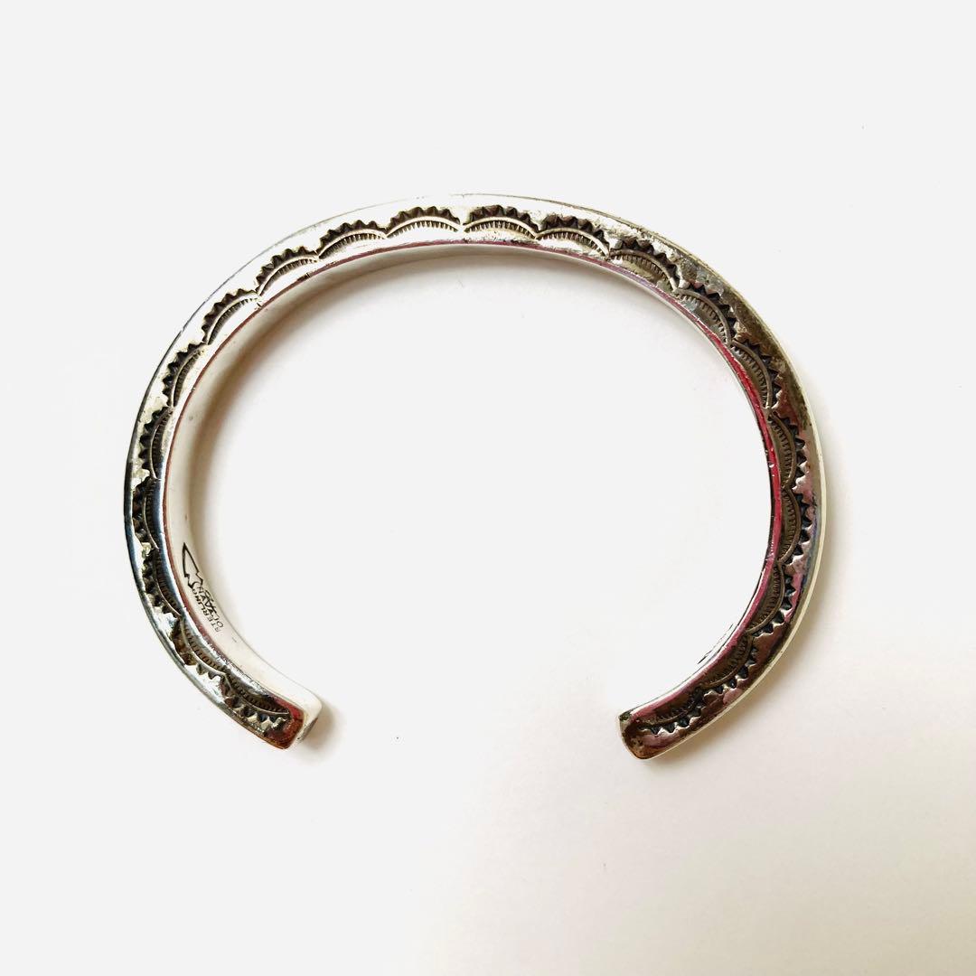NAVAJO ナバホ族 作家不明 バングル スターリングシルバー