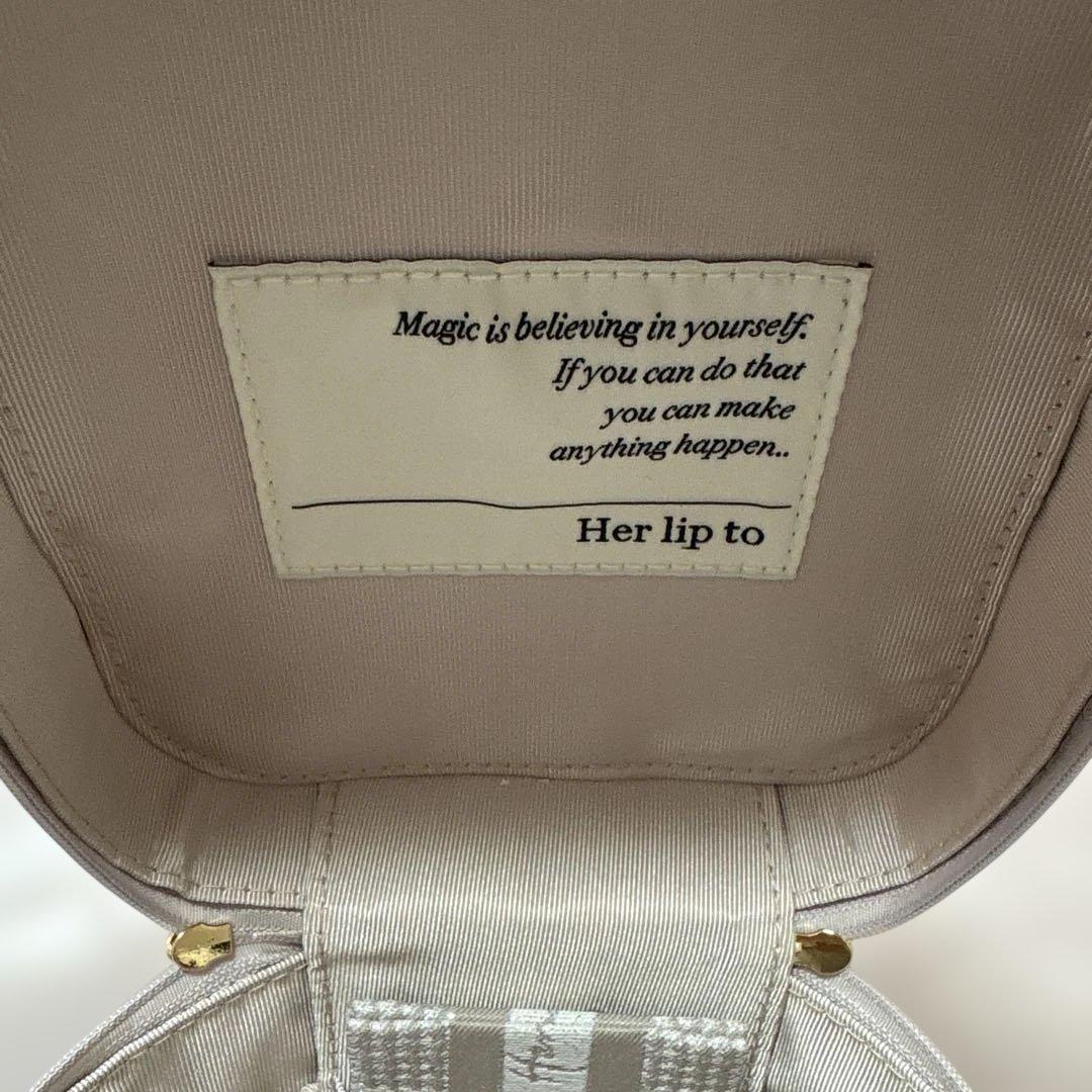 バッグ Her lip to HLT Jacquard Vanity Bag