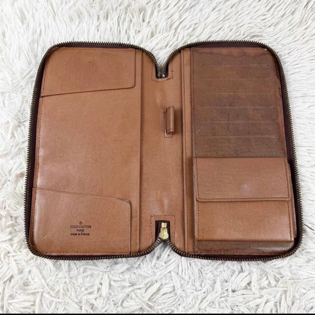 美品 ルイヴィトン オーガナイザー ドゥ ヴォアヤージュ 長財布 クラッチバッグ